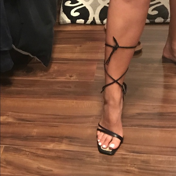 Gucci Shoes - Gucci Black Strappy Sandals